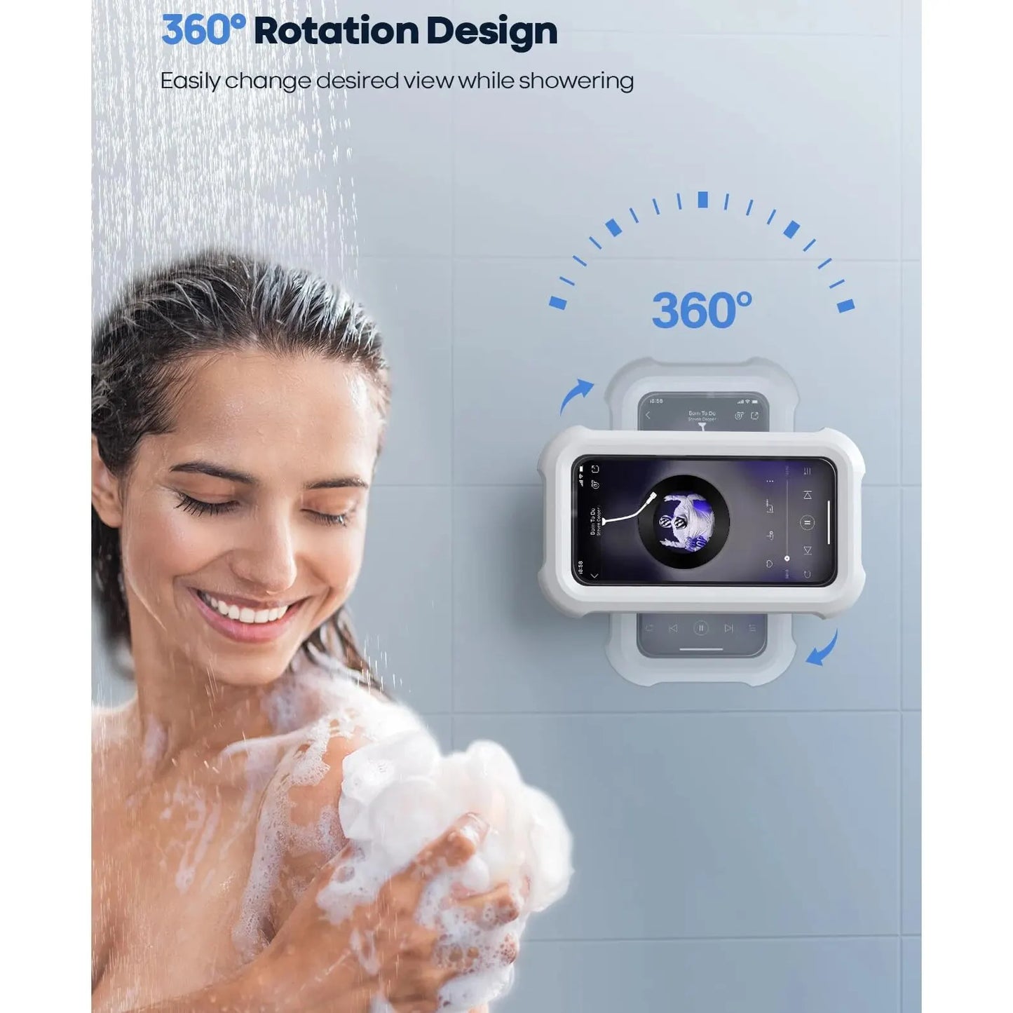 ShowerHold - mobile phone holder for the shower